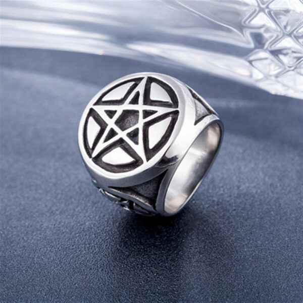 Cool Mens Boys 316L Stainless Steel Biker Rings Vintage Indian Warrior Skull Punk Jewelry